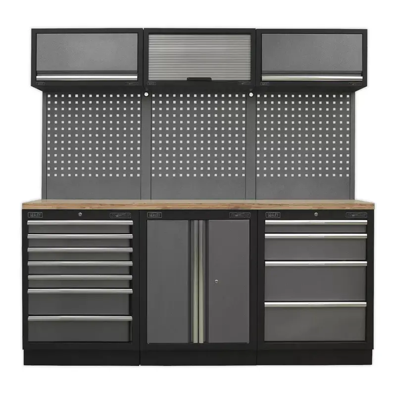 Sealey Apmsstack07W Modular Storage Combo With Pressed Wood Worktop 1