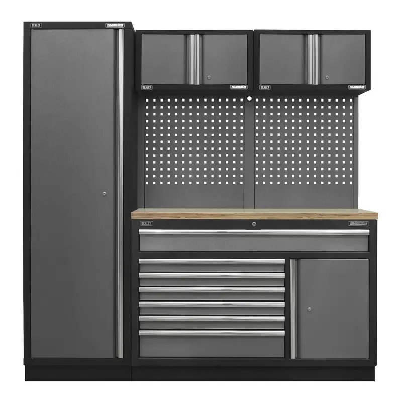 Sealey Apmsstack10W 1.96M Superline Pro Storage Unit – Pressed Wood Worktop 1