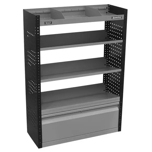 Sealey Apmsvcombo2 Modular Van Storage System With Angled Shelving 1
