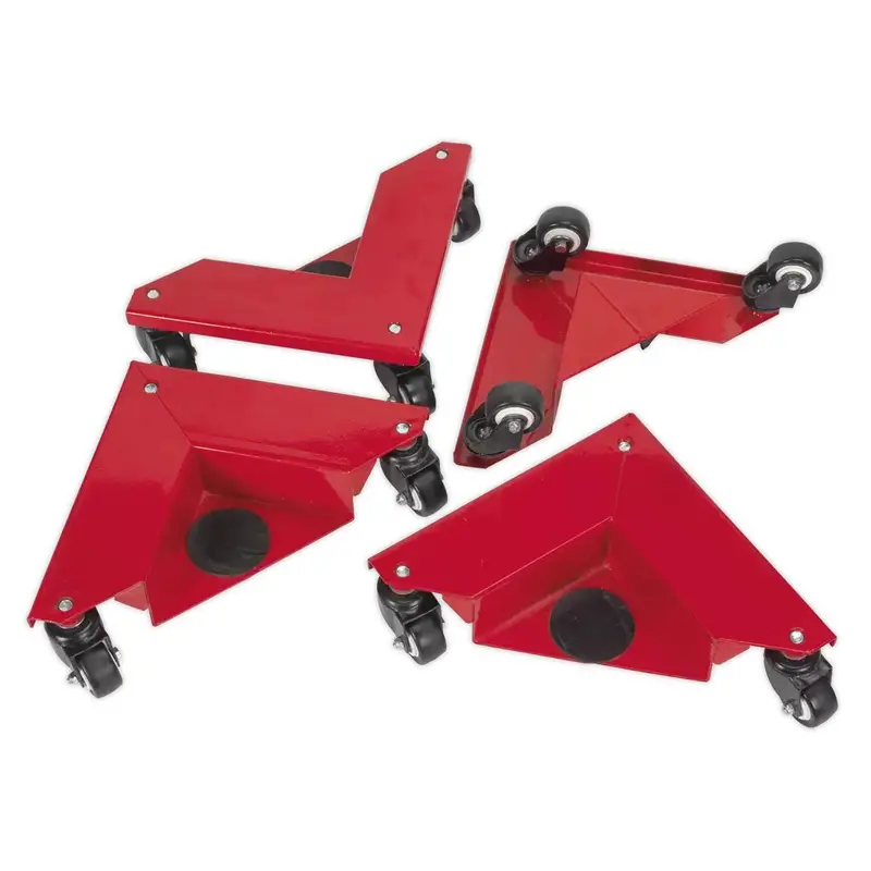 Sealey Cm4 Corner Transport Dolly Set – 4-Pack, 150Kg Max Load Per Unit 1