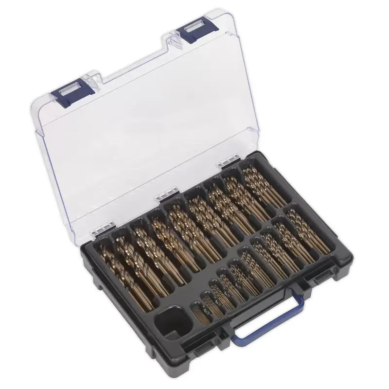 Sealey Dbs170Cb Hss Cobalt Drill Bit Set – 1–10Mm, 170-Piece Ground Assortment 1