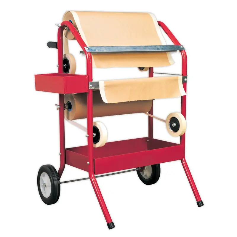 Sealey Mk66 Dual-Roll Masking Paper Dispenser Trolley – 2 × 450Mm Width 1