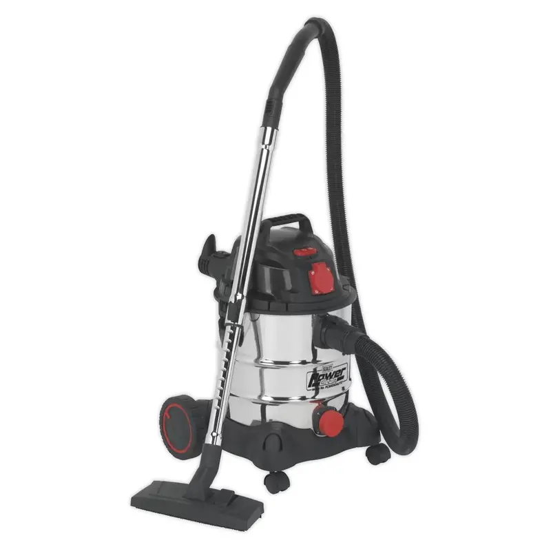 Sealey Pc200Sdauto Industrial Vacuum Cleaner – 20-Litre, 1400W, 230V Workshop-Grade Suction 1