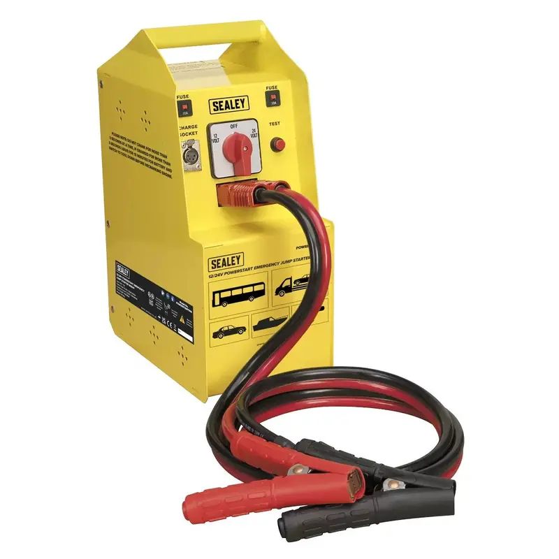 Sealey Powerstart900 Emergency Jump Starter – 12/24V, 900A Peak Power For Vehicles 1