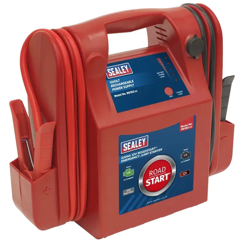 Sealey Rs103 12V High-Capacity Power Pack – 3200A Peak Cranking Amps 1