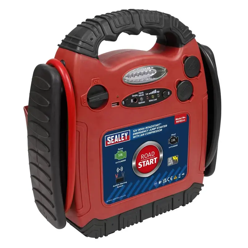 Sealey Rs132 12V Multi-Function Power Pack With Built-In Air Compressor 1