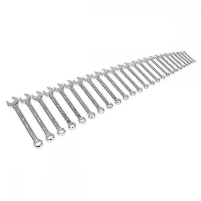 Sealey S0401 25-Piece Jumbo Metric Combination Spanner Set 1
