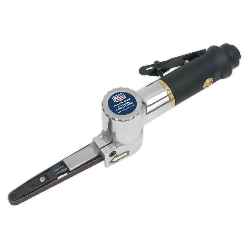Sealey Sa635 Pneumatic Belt Sander – 10 X 330Mm, Continuous Sanding For Flat Surfaces 1