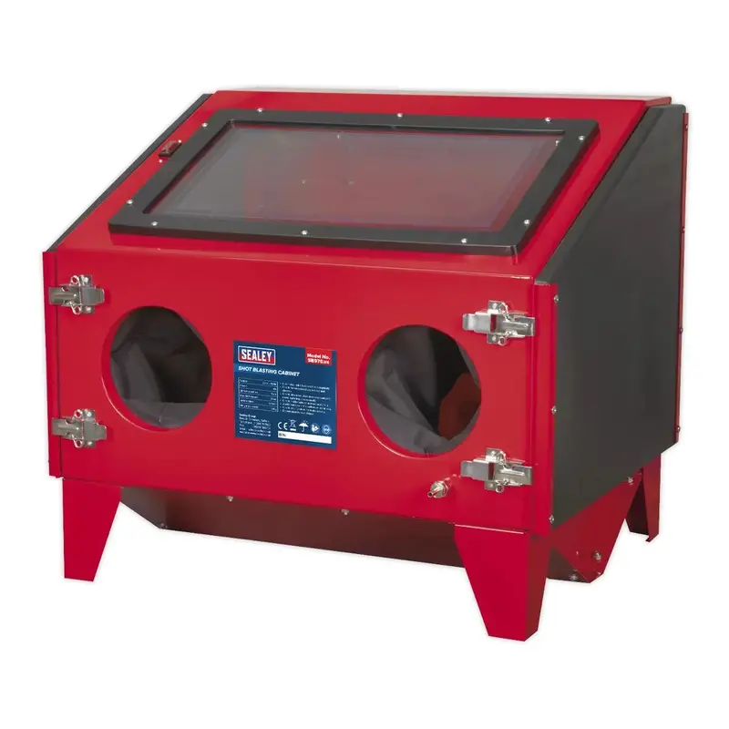 Sealey Sb970 Dual-Access Shot Blasting Cabinet With Integrated Blast Gun – 695 X 580 X 625Mm 1