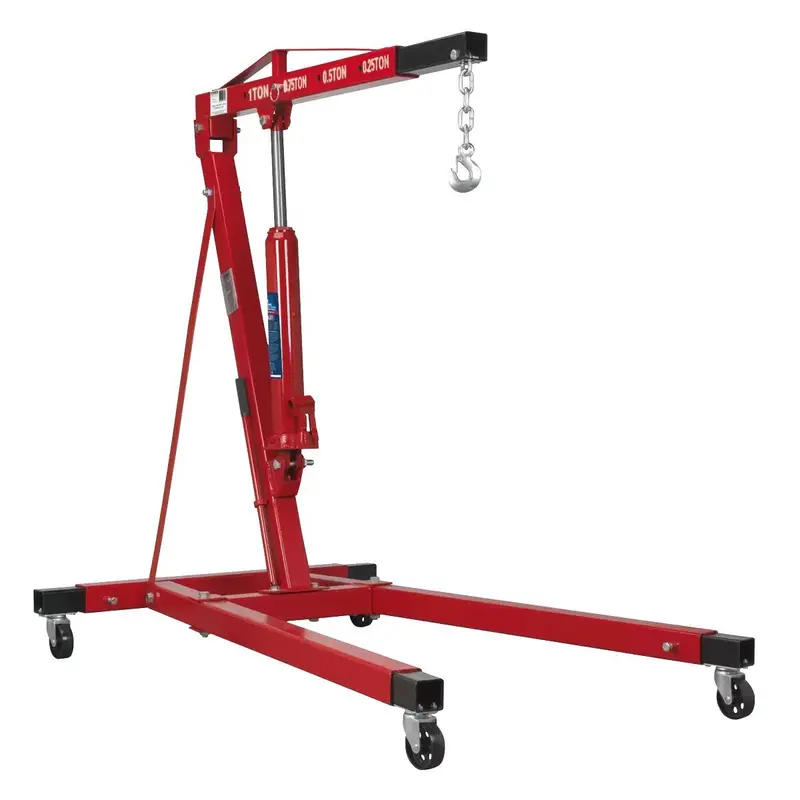 Sealey Sc10Lr 1-Tonne Long-Reach Hydraulic Crane With Adjustable Legs 1