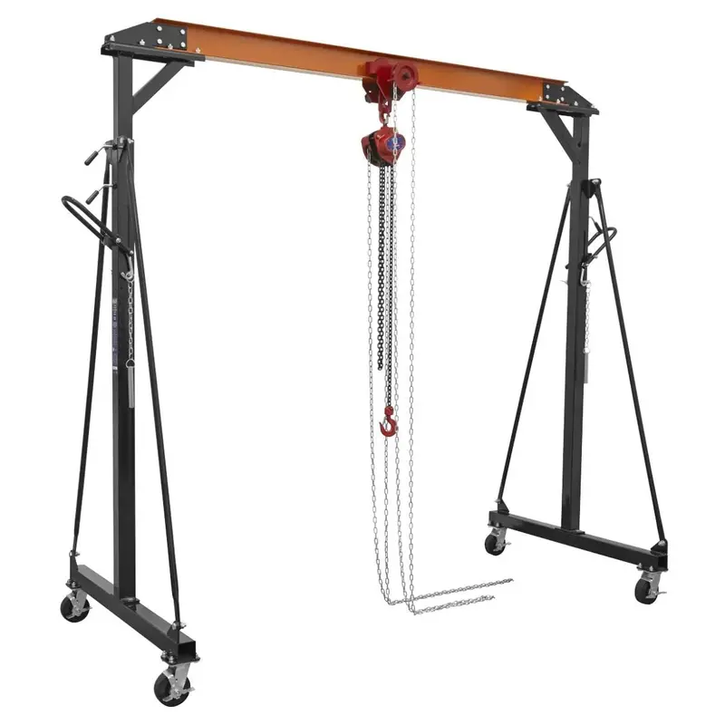 Sealey Sg1000Kitg Portable 1-Tonne Adjustable Gantry Crane With Geared Trolley 1