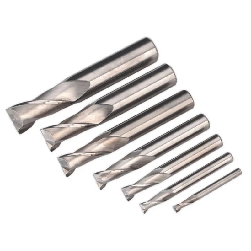 Sealey Sm2502Emset Hss End Mill Set – 4–16 Mm Diameter, 2-Flute 1