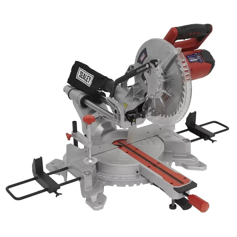 Sealey Sms255 255Mm Sliding Compound Mitre Saw – 230V, 1800W 1