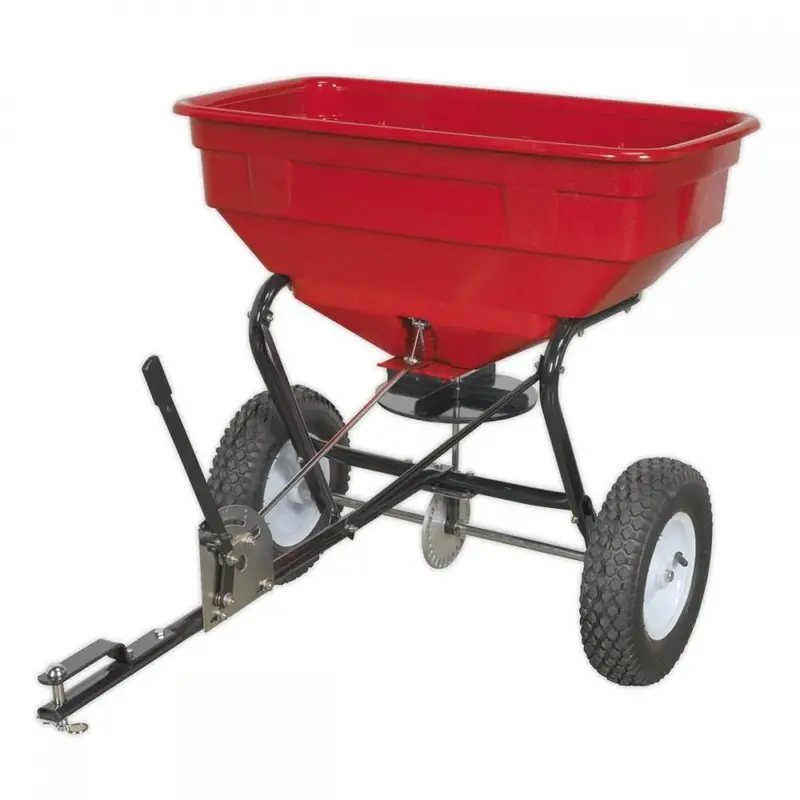 Sealey Spb57T 57Kg Tow-Behind Broadcast Spreader For Large-Area Lawn Care 1