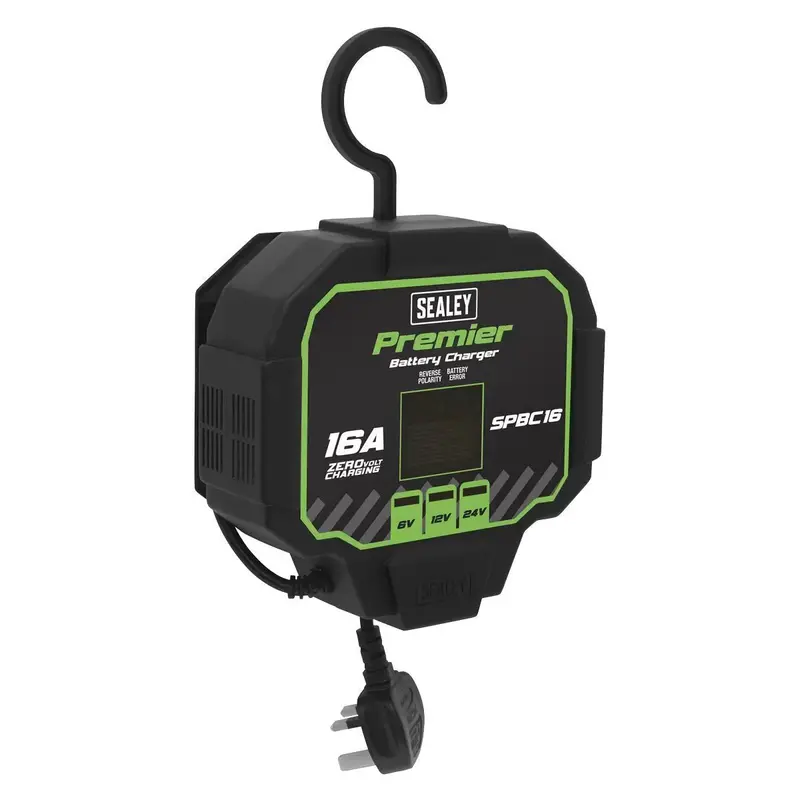 Sealey Spbc16 16A Fully Automatic Battery Charger – 230V 1