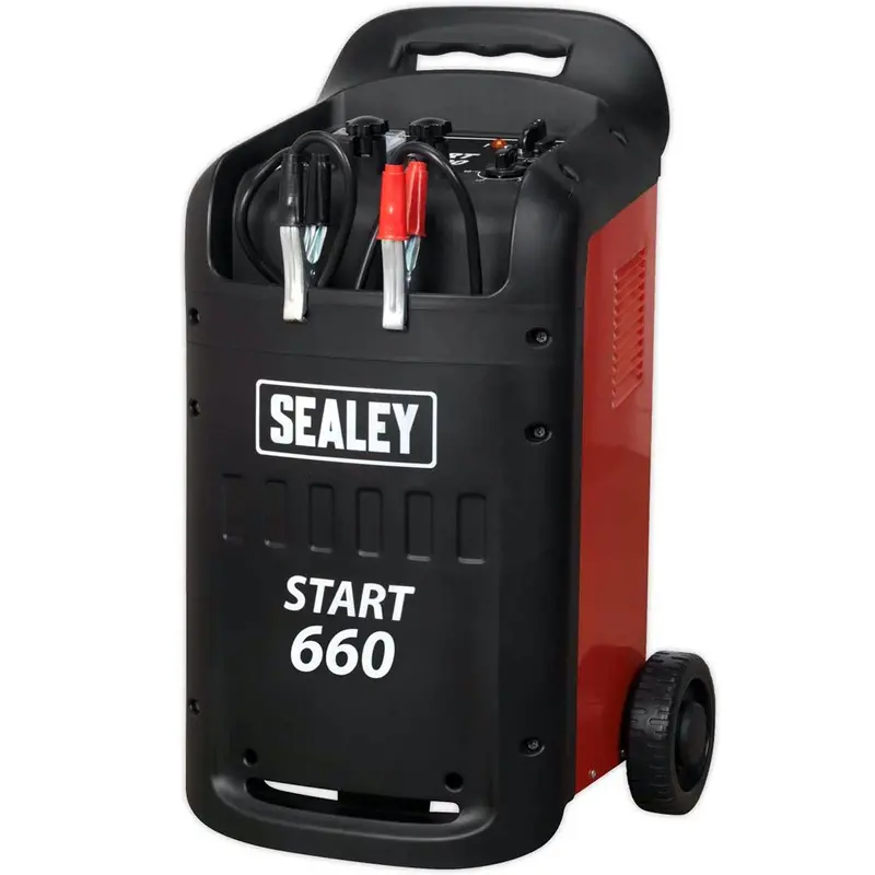 Sealey Start660 Powerful 12V/24V Starter-Charger – 660A Boost, 100A Charging, 230V Operation 1