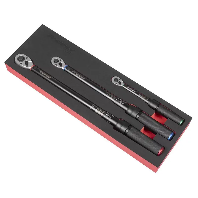 Sealey Stw900Setb Premium 3-Piece Micrometer Torque Wrench Set – Black 1