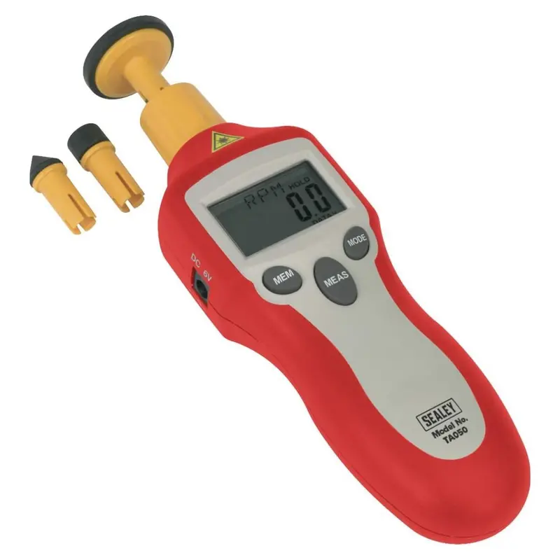 Sealey Ta050 Digital Tachometer – Versatile Contact And Non-Contact Rpm Measurement 1