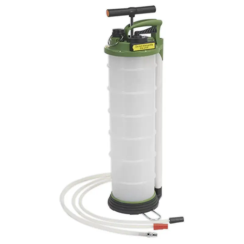 Sealey Tp6905 6-Litre Manual Vacuum Fluid Extractor With Discharge Function 1