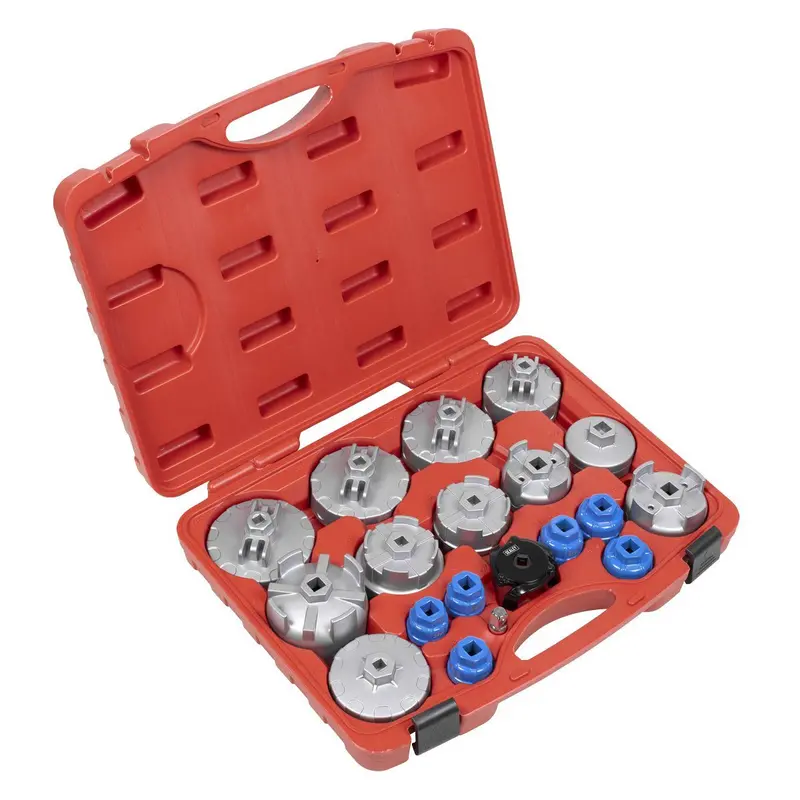 Sealey Vs7013 Oil Filter Cap Wrench Set – 19-Piece Precision Fit For Automotive Maintenance 1