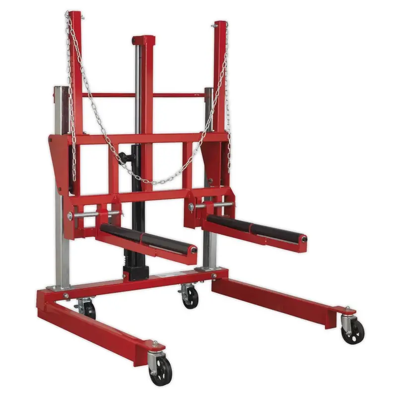Sealey W508T Adjustable-Width Wheel Removal Trolley – 500 Kg Load Rating 1