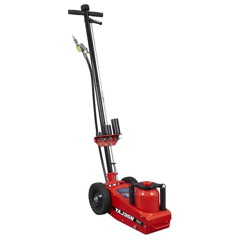 Sealey Yaj35B Pneumatic Trolley Jack – 35-Tonne Lifting Capacity, Air-Operated For Heavy-Duty Use 1