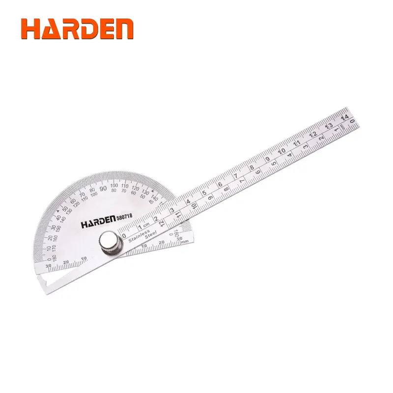 Stainless Steel Bevel Protractor – 90° × 150Mm, Dual-Scale Accuracy 1