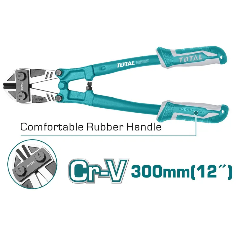 Total 12-Inch Mini Bolt Cutter – Tht113126 1