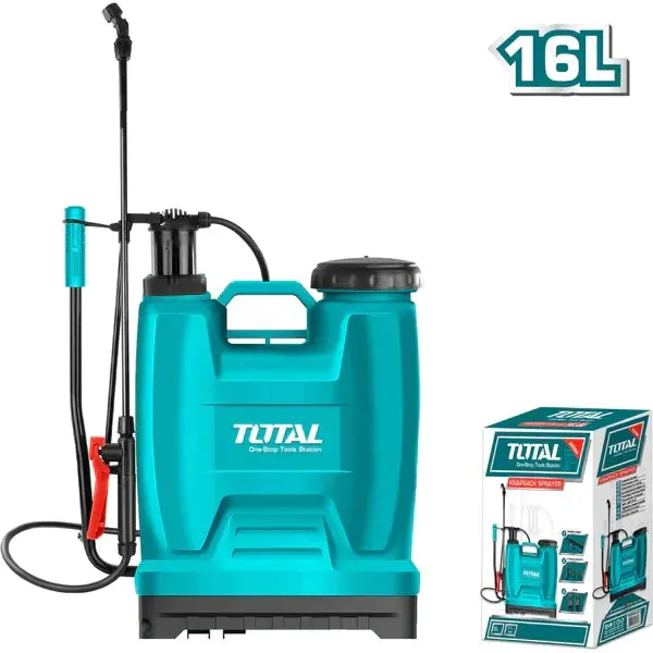 Total 16-Liter Portable Knapsack Sprayer – Ergonomic Garden Applicator 1