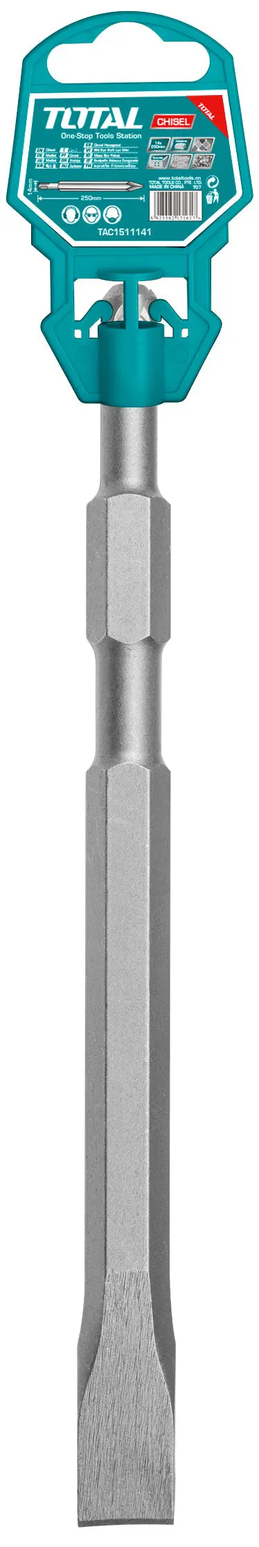 Total 17×280 Mm Flat Hex Chisel – Tac153172 1