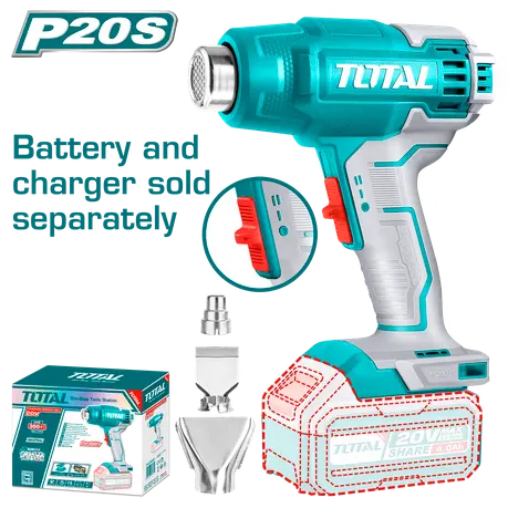 Total 20V Cordless Heat Gun – Adjustable Temperature 1