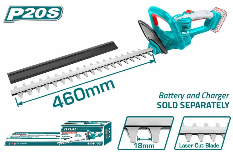 Total 20V Cordless Hedge Trimmer – 460Mm Blade 1
