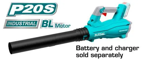 Total 20V High-Airflow Cordless Blower – Lightweight Leaf & Debris Remover 1