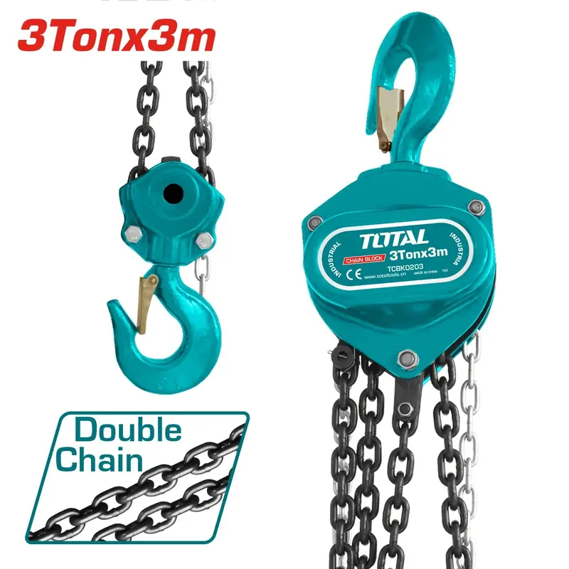 Total 3-Ton Manual Chain Block – Tcbk0203 1