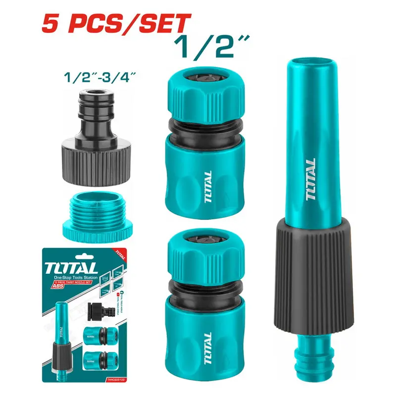 Total 5-Piece Twist Nozzle Kit For Spray Equipment (Model Thhcs05122) 1
