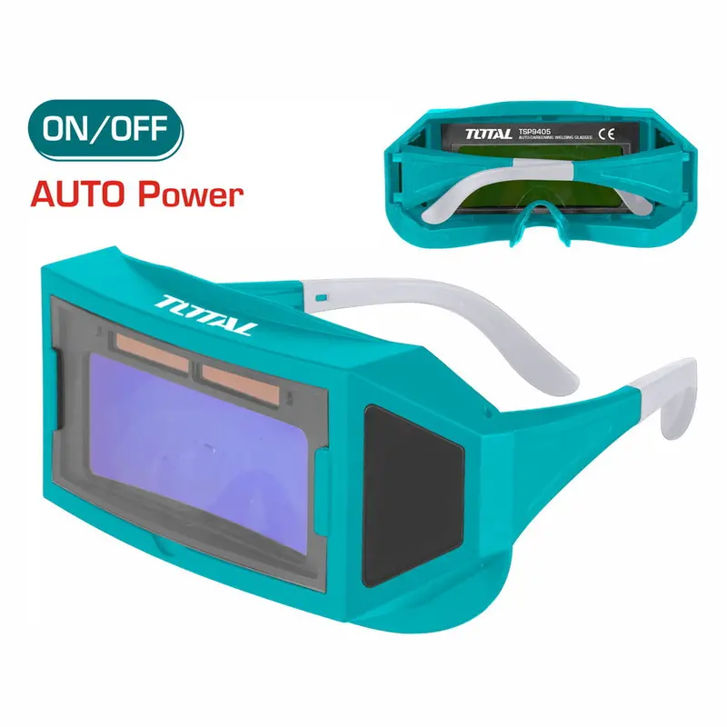 Total 6Mm Auto-Darkening Welding Glasses – Lightweight & Adjustable – Tsp9405 1