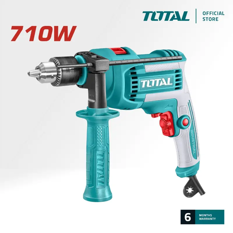 Total 710W Impact Drill With Variable Speed Control – Tg1071366 1