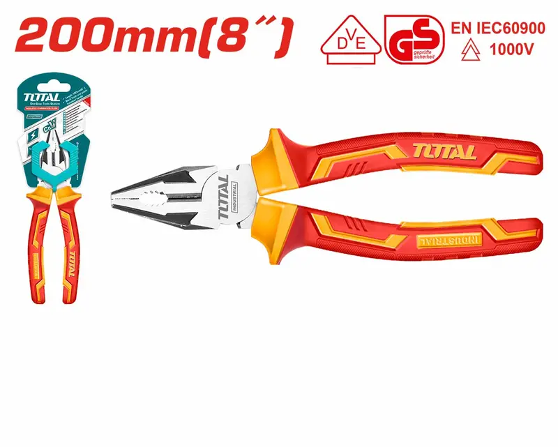 Total 8-Inch Insulated Combination Pliers – Vde-Certified – Thtip2181 1