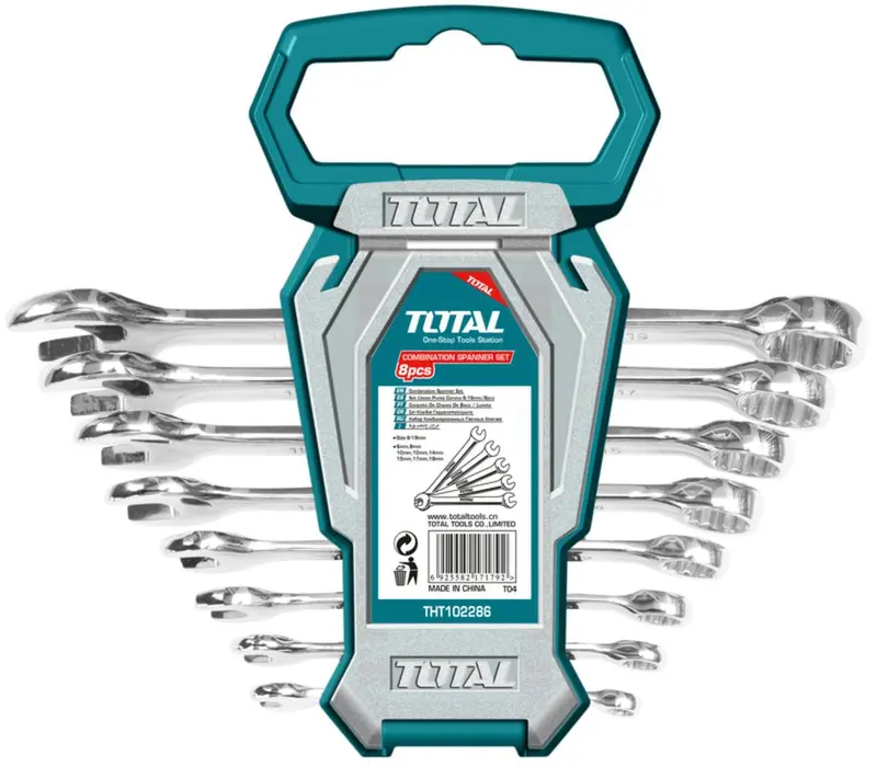 Total 8-Piece Combination Wrench Set – Model Tht102286 1