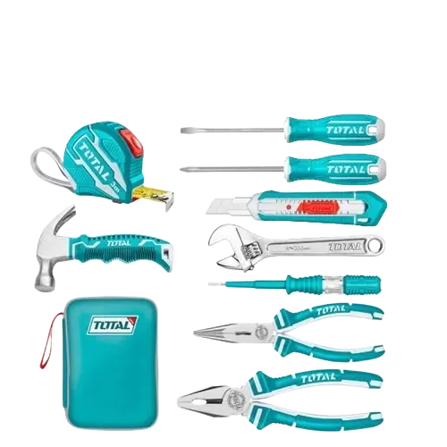 Total 9-Piece General-Purpose Hand Tool Kit – Durable Chrome-Vanadium, Thkthp90097 1