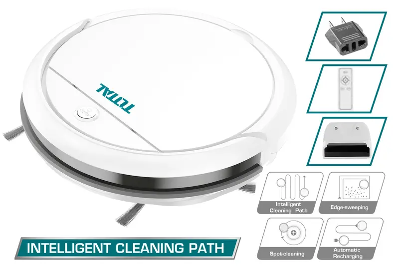 Total Gyroscopic Navigation Robotic Vacuum Cleaner 1