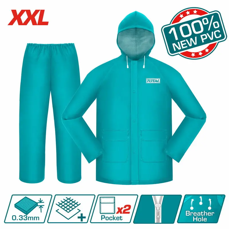 Total Heavy-Duty Rain Suit – Xxl Size (Model Thtrs031.Xxl) 1