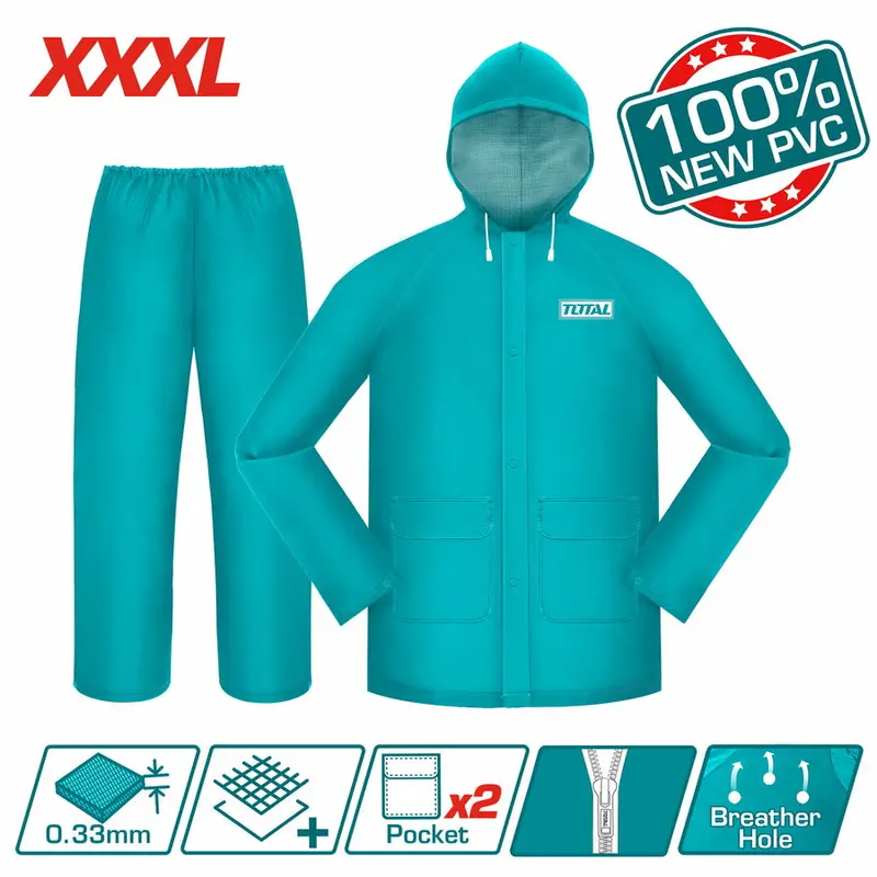 Total Heavy-Duty Rain Suit – Xxxl Size (Model Thtrs031.Xxxl) 1