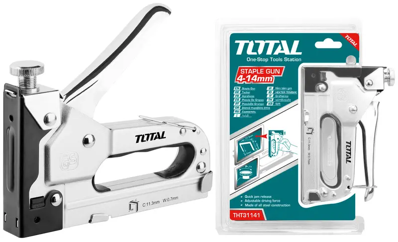 Total Manual Staple Gun For Carpentry And Upholstery (Model Tht31141) 1