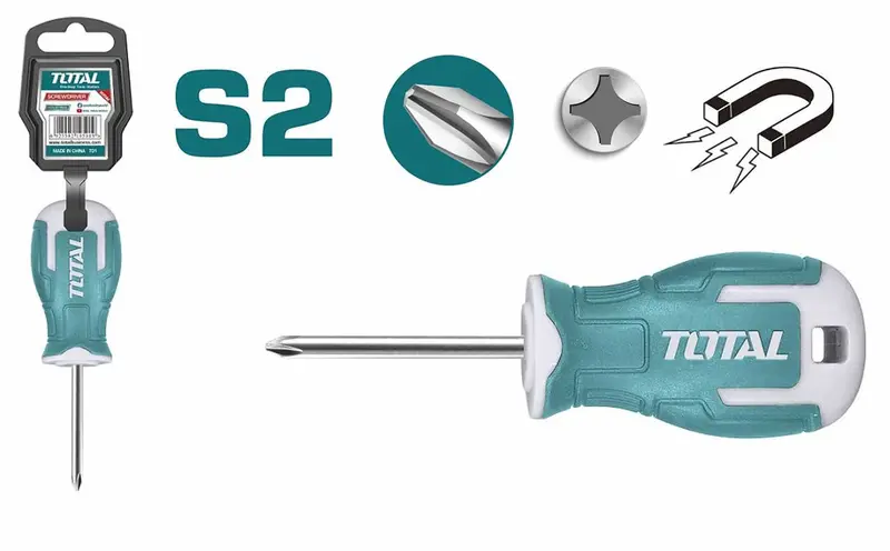 Total Mini Phillips Screwdriver – #2 × 38Mm – Tht26Ph2038 1