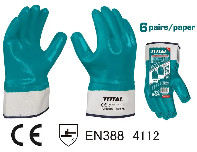 Total Oil-Resistant Nitrile Gloves – Size Xl (Tsp12105) 1