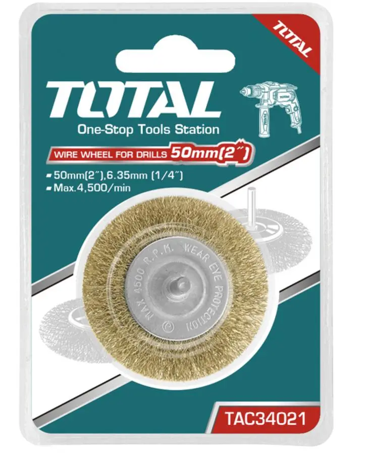 Total Tac34021 50Mm Circular Wire Brush For Grinding 1