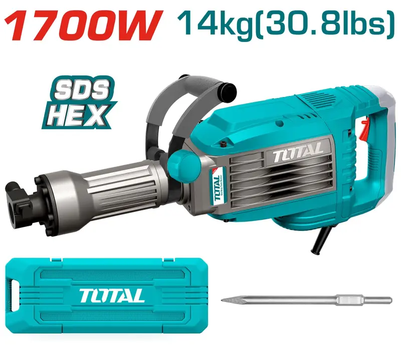 Total Th217068 1700W Heavy-Duty Demolition Breaker 1