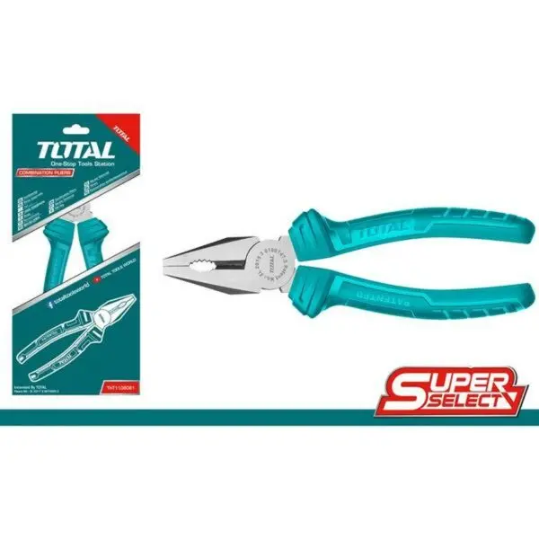 Total Tht110812 8-Inch Heavy-Duty Combination Pliers 1