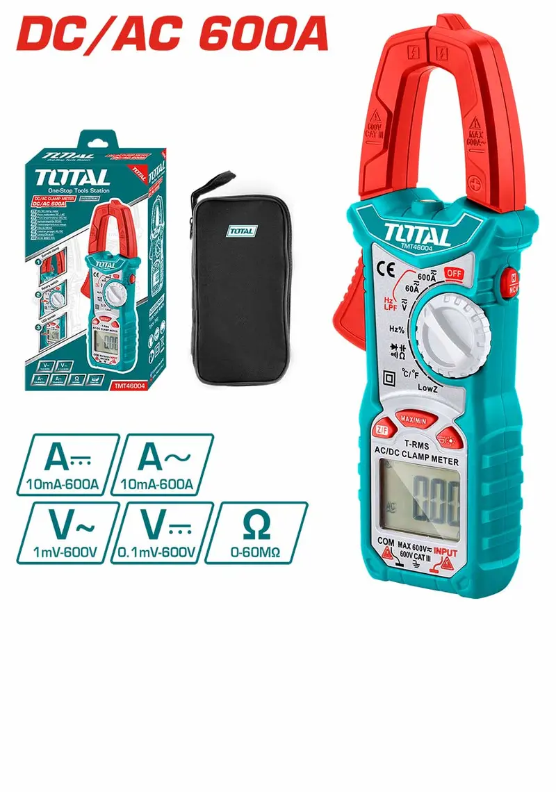 Total Tmt46004 Dual Ac/Dc Clamp Meter 1